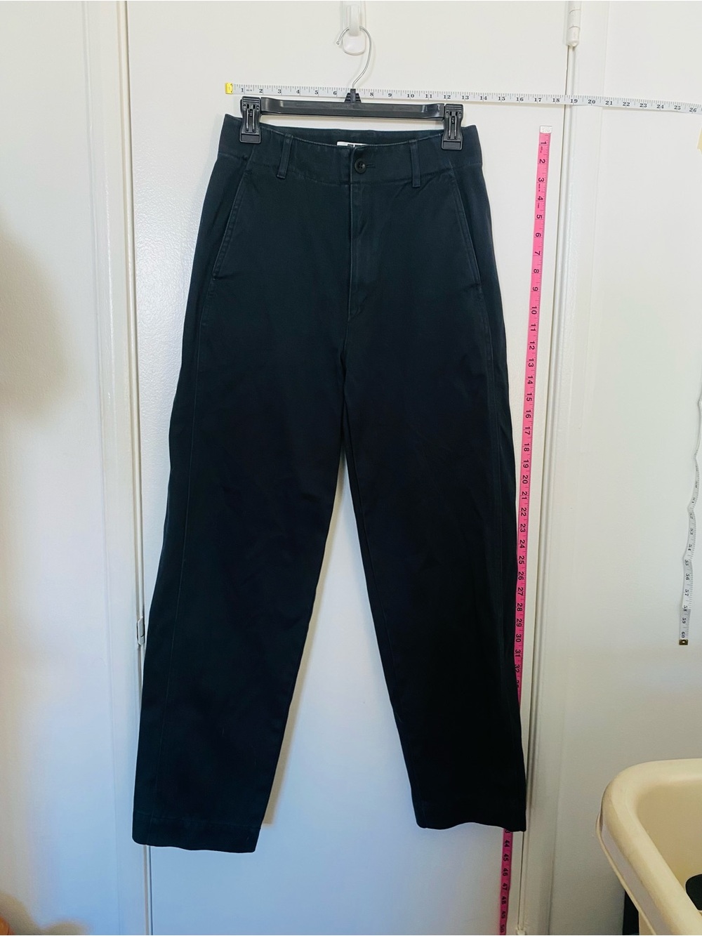 Uniqlo Black Wide/Straight Leg work Pants